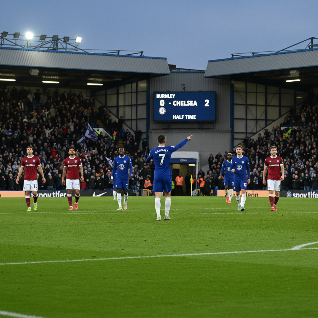 Burnley Vs Chelsea: The Blues Unggul di Babak Pertama