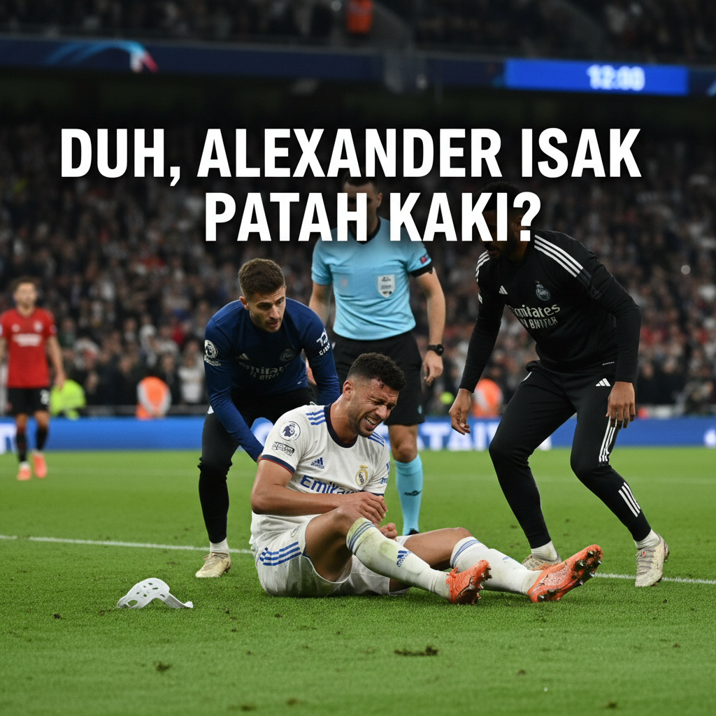 Duh, Alexander Isak Patah Kaki?